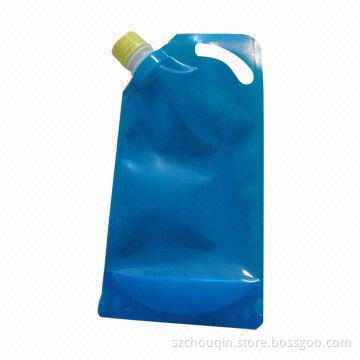 Transparent Bag with Spout, Food Grade Material, for Juice, Water, Liquid, Beverage, Sauce, Jelly